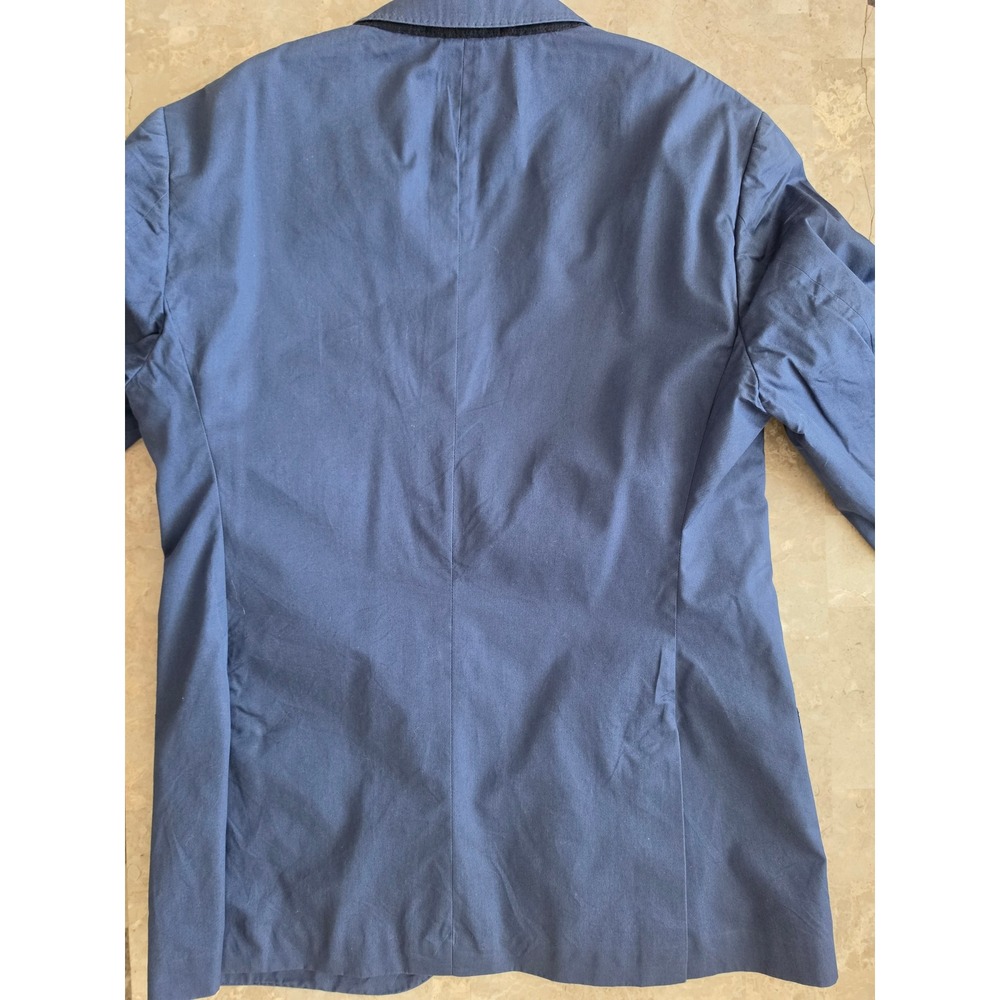 J.Crew Ludlow Blazer 44R Larusmiani Italian Cotton Blue Sport Coat Unstructured - Picture 12 of 13